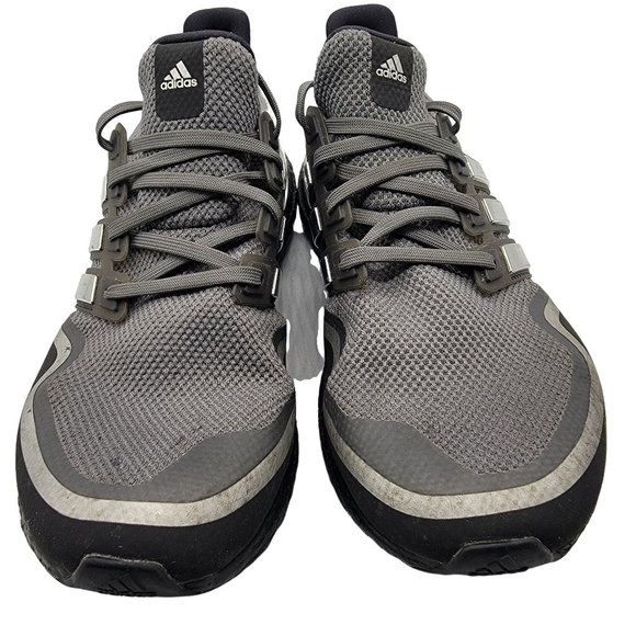 Adidas Ultra Boost Mens 8 Metallic Silver Black Chrome Shoes Future Human main image 4